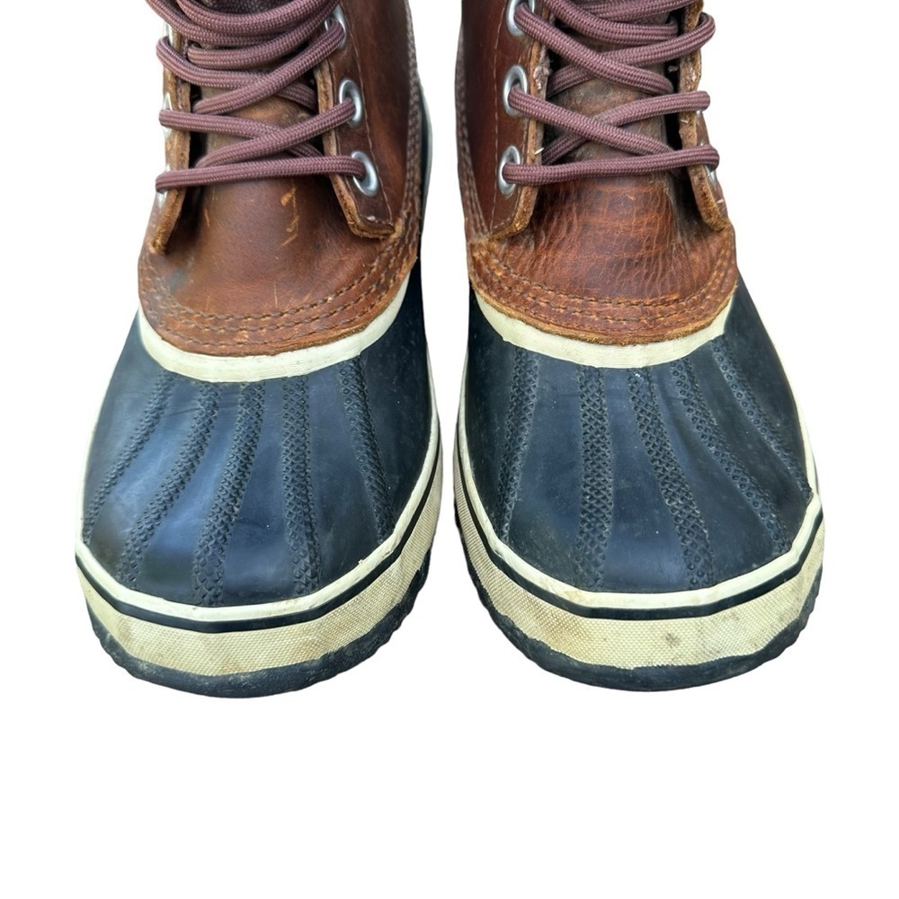 Sorel 1964 Premium Brown Leather Waterproof Duck Boots Women’s Size 8 - Picture 6 of 14